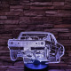 Low rider, táncoló autó 7 színű 3D led lámpa