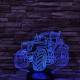 Traktor 3D led lámpa