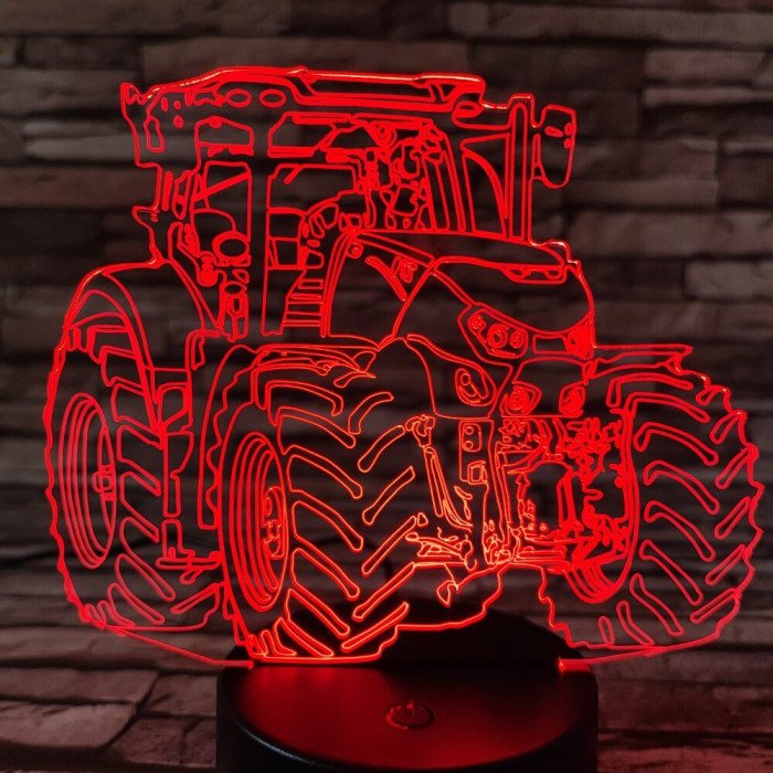 Traktor 5 3D led lámpa