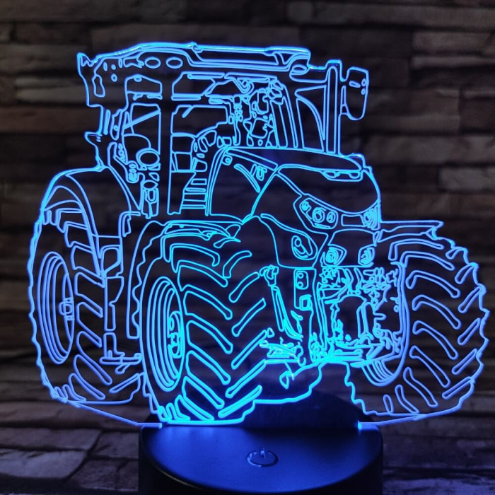 Traktor 5 3D led lámpa