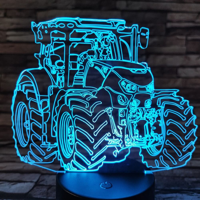 Traktor 5 3D led lámpa