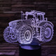Traktor 6 3D led lámpa