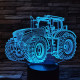 Traktor 6 3D led lámpa