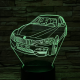 BMW autó  7 színű 3D led lámpa