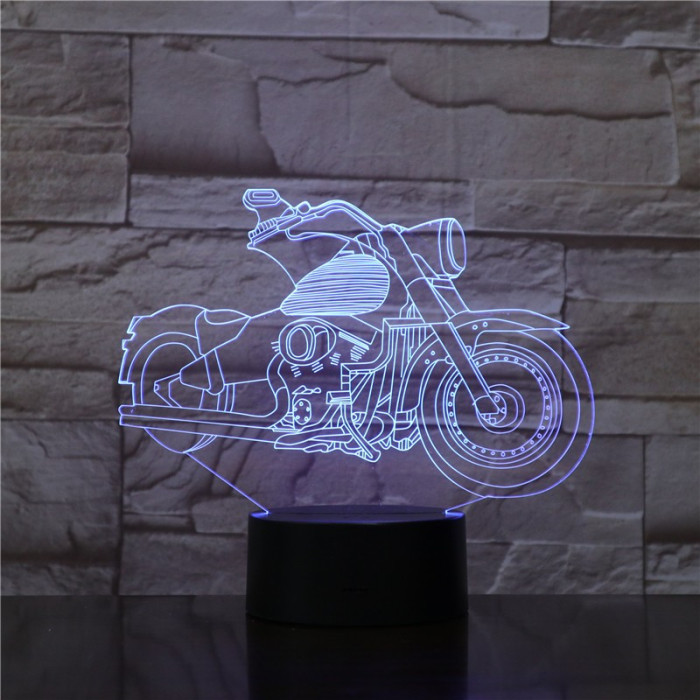 Motor országúti 3D led lámpa