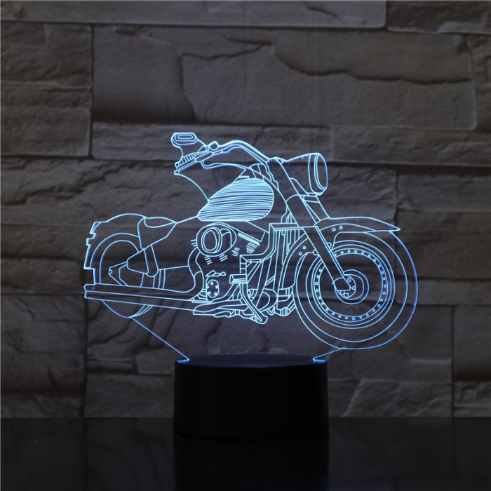 Motor országúti 3D led lámpa