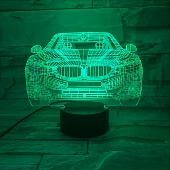 BMW autó 3D led lámpa
