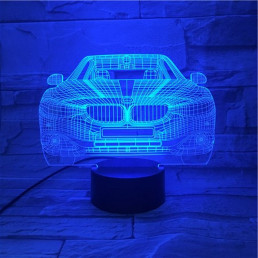 BMW autó 3D led lámpa
