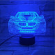 BMW autó 3D led lámpa
