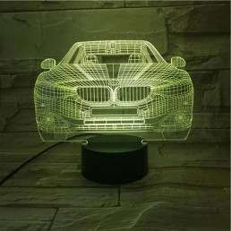 BMW autó 3D led lámpa
