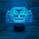 BMW autó 3D led lámpa