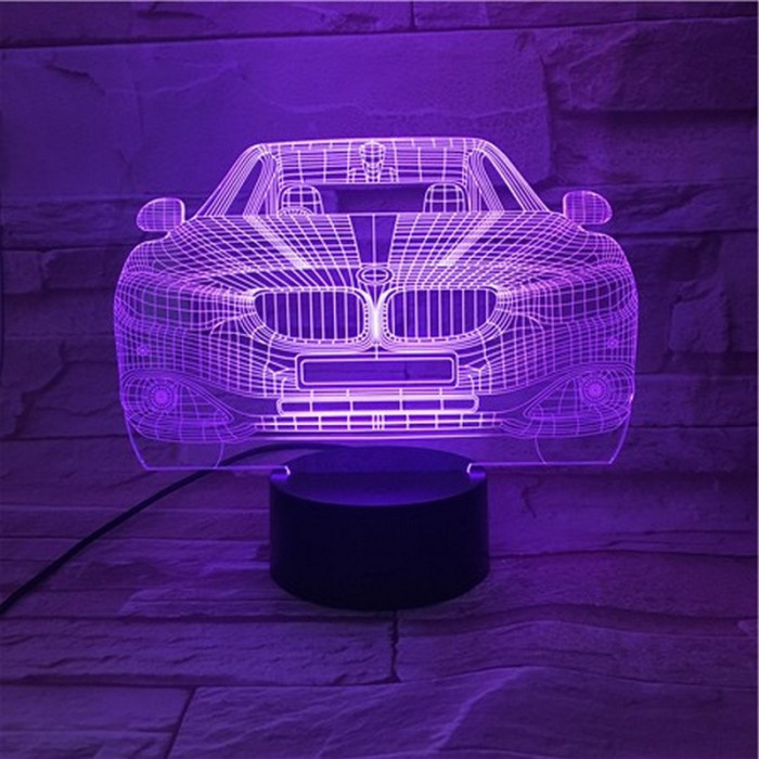 BMW autó 3D led lámpa
