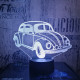 Bogár autó 3D led lámpa