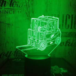 Targonca 7 színű 3D led lámpa