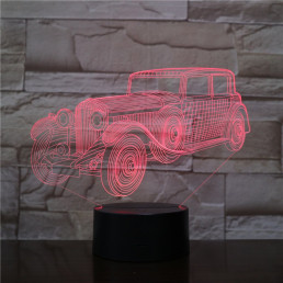 Autó olds mobile 7 színű  3D led lámpa