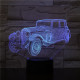 Autó olds mobile 7 színű  3D led lámpa