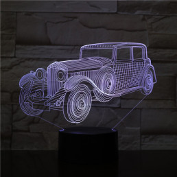 Autó olds mobile 7 színű  3D led lámpa