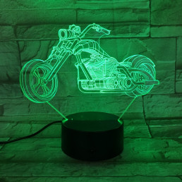 Chopper motor 3D led lámpa