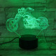 Chopper motor 3D led lámpa