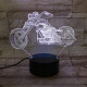 Chopper motor 3D led lámpa
