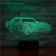Dodge Challenger 3D led lámpa