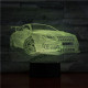 Sport Autó 3D led lámpa