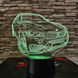 BMW fordul  7 színű 3D led lámpa