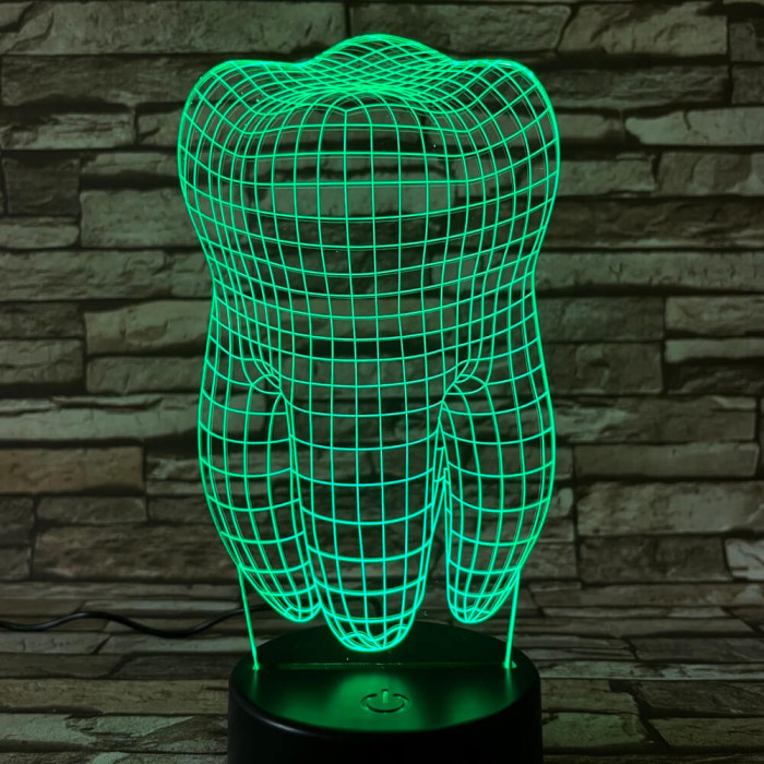 Fog 2 7 színű 3D led lámpa