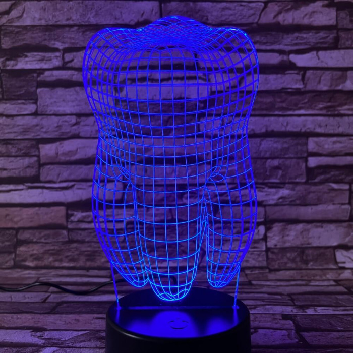 Fog 2 7 színű 3D led lámpa