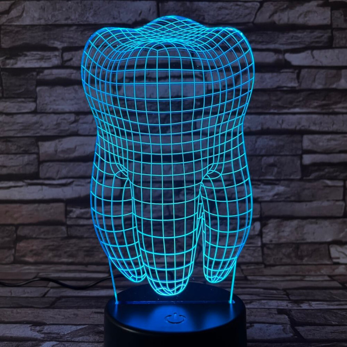 Fog 2 7 színű 3D led lámpa