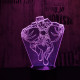 Freddy Krueger 7 színű 3D led lámpa