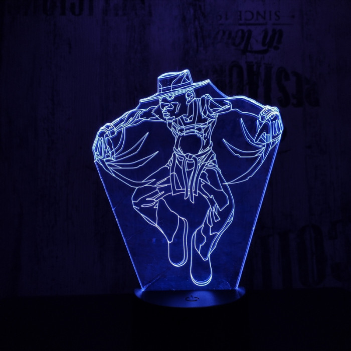 Freddy Krueger 7 színű 3D led lámpa