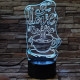 Kávé szerelem 7 színű 3D led lámpa