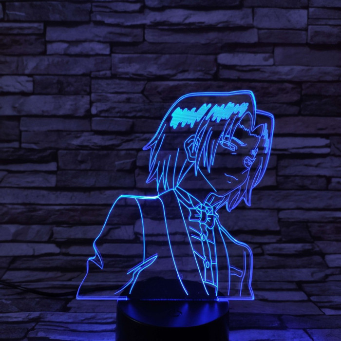 Naruto 7 színű 3D led lámpa