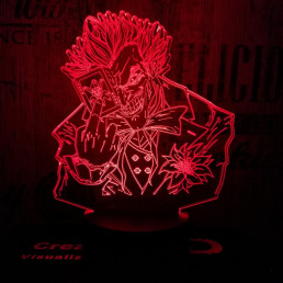 Joker 7 színű 3D led lámpa