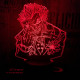 Joker 7 színű 3D led lámpa