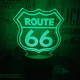 66 Road  3D led lámpa