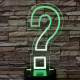 Kérdőjel 7 színű 3D led lámpa
