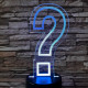 Kérdőjel 7 színű 3D led lámpa