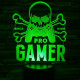Gamer 7 színű 3D led lámpa