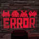 ERROR 7 színű 3D led lámpa