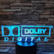 Dolby Digital 7 színű 3D led lámpa
