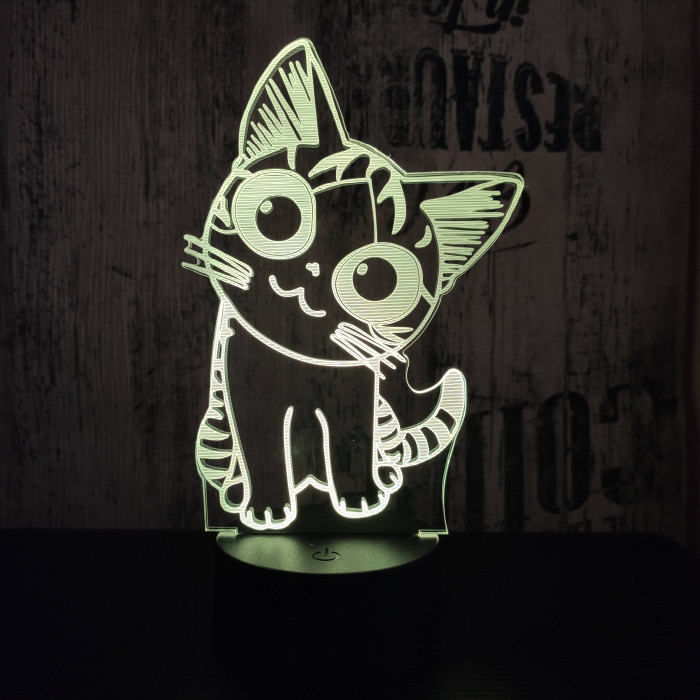 Cica 2 3D led lámpa