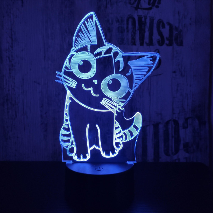 Cica 2 3D led lámpa