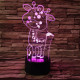 Zsiráf Bébi 2 7 színű 3D led lámpa