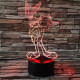 Nyuszi Tapsi Hapsi  7 színű 3D led lámpa