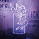 Tündér lány 3D led lámpa