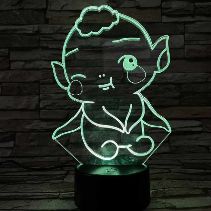 Kobold színű 3D led lámpa