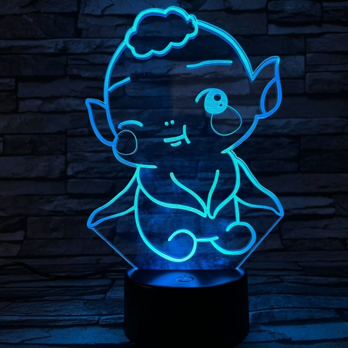 Kobold színű 3D led lámpa
