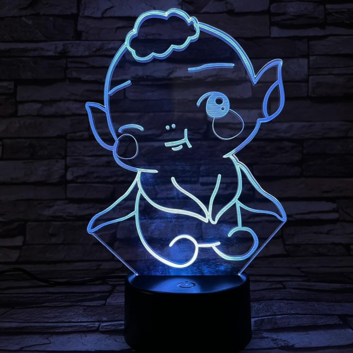 Kobold színű 3D led lámpa